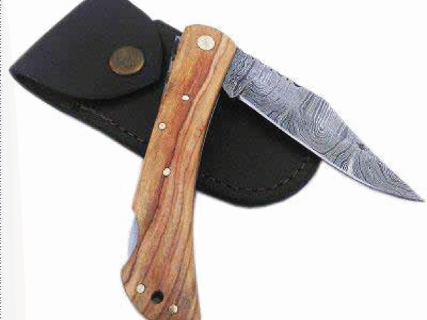 Damascus Folding Knives