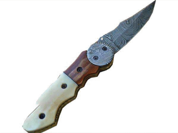 Damascus Folding Knives