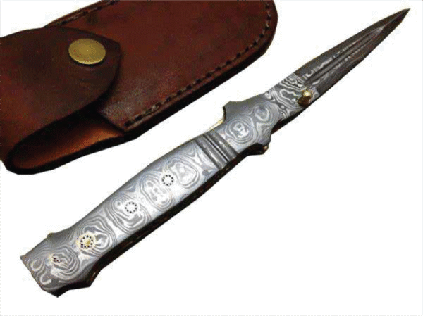 Damascus Folding Knives