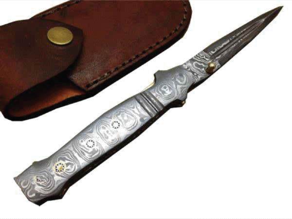 Damascus Folding Knives