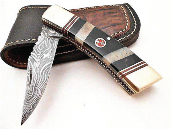 Damascus Folding Knives
