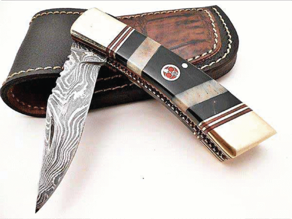 Damascus Folding Knives