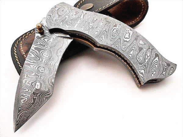 Damascus Folding Knives