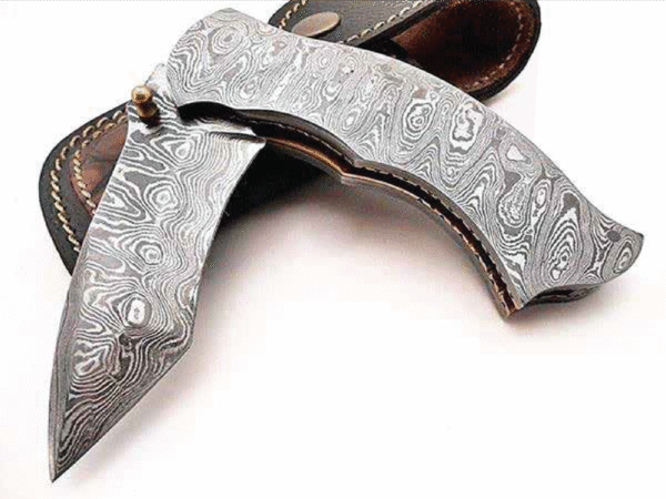 Damascus Folding Knives