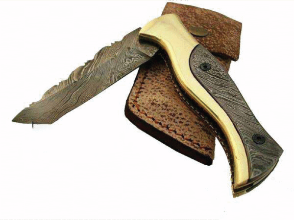 Damascus Folding Knives