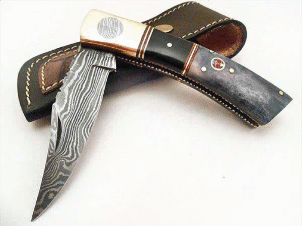 Damascus Folding Knives