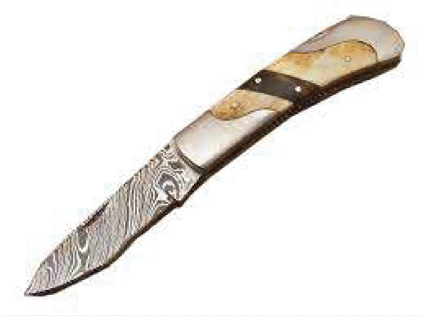 Damascus Folding Knives