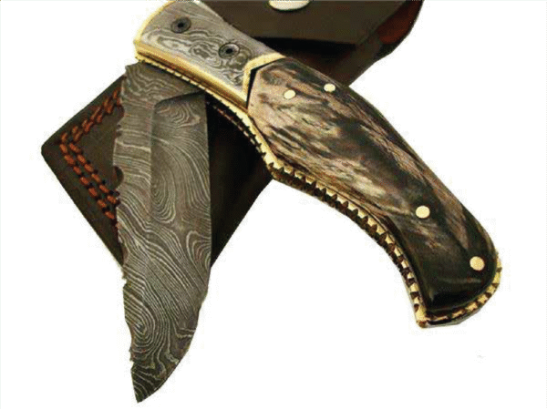 Damascus Folding Knives