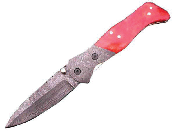 Damascus Folding Knives