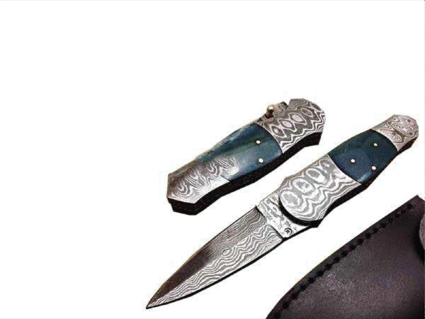 Damascus Folding Knives