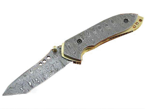 Damascus Folding Knives