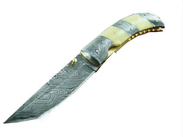 Damascus Folding Knives
