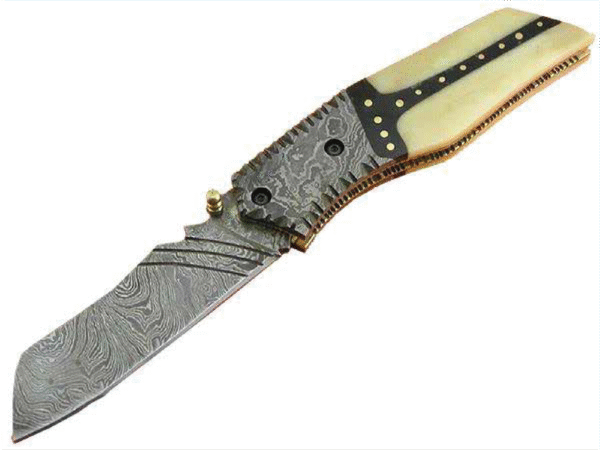 Damascus Folding Knives