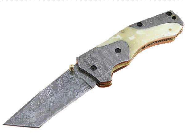 Damascus Folding Knives