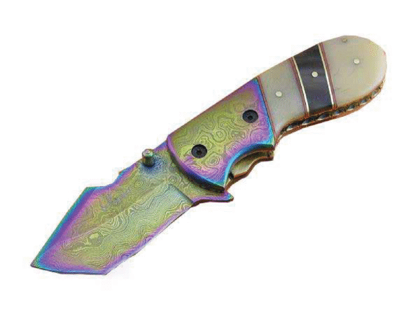 Damascus Folding Knives