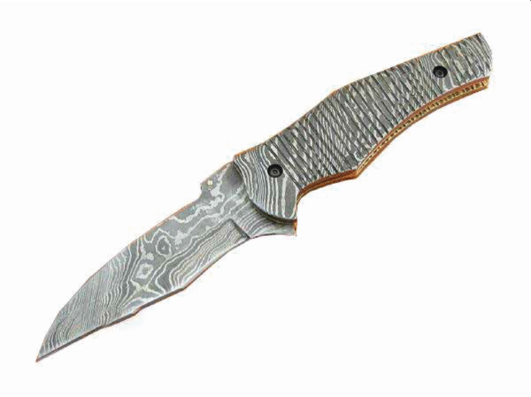 Damascus Folding Knives