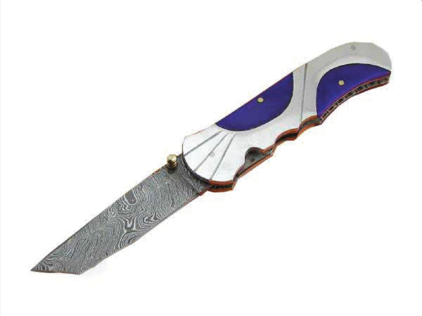 Damascus Folding Knives
