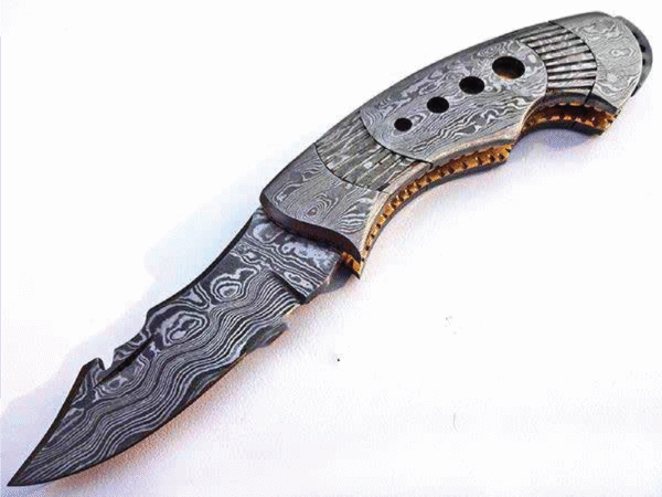 Damascus Folding Knives