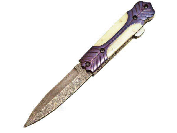 Damascus Folding Knives