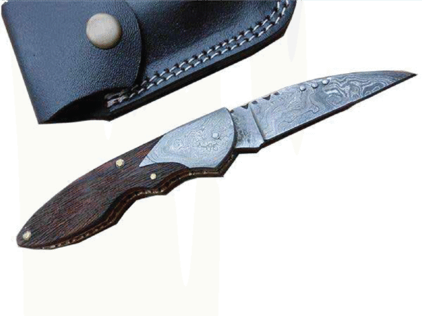 Damascus Folding Knives