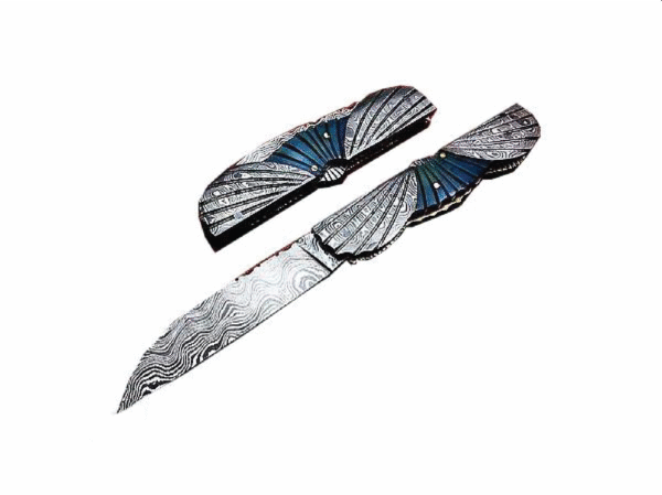 Damascus Folding Knives