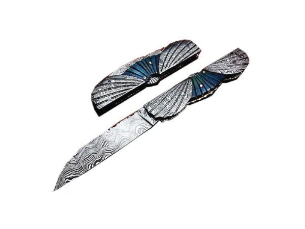 Damascus Folding Knives