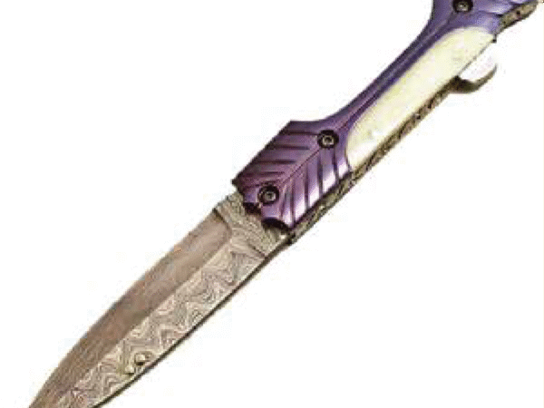 Damascus Folding Knives