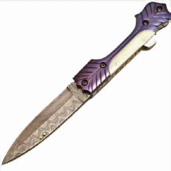 Damascus Folding Knives