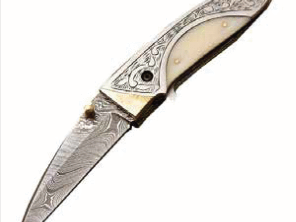Damascus Folding Knives