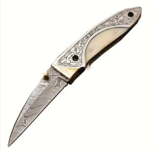Damascus Folding Knives