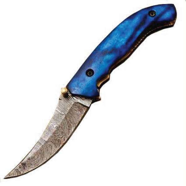 Damascus Folding Knives