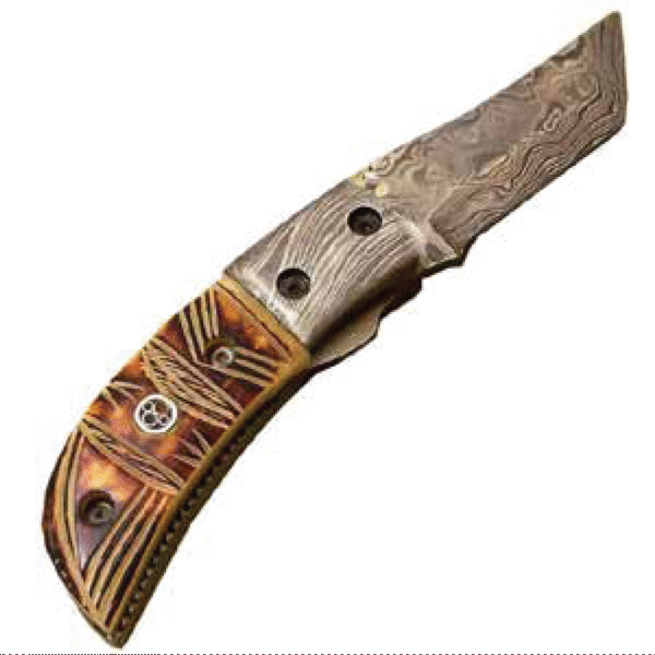 Damascus Folding Knives