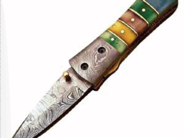 Damascus Folding Knives