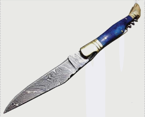 Damascus Folding Knives