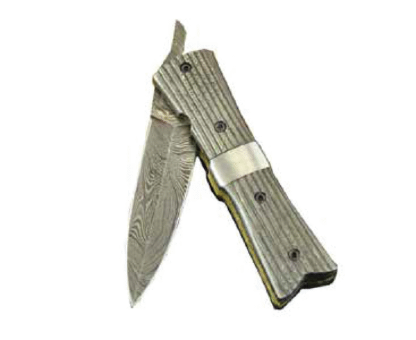 Damascus Folding Knives
