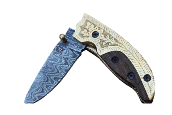 Damascus Folding Knives