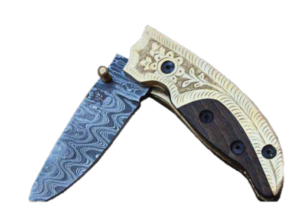 Damascus Folding Knives