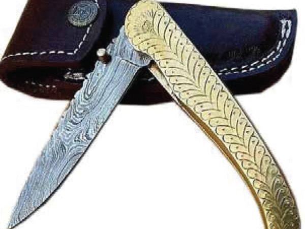 Damascus Folding Knives
