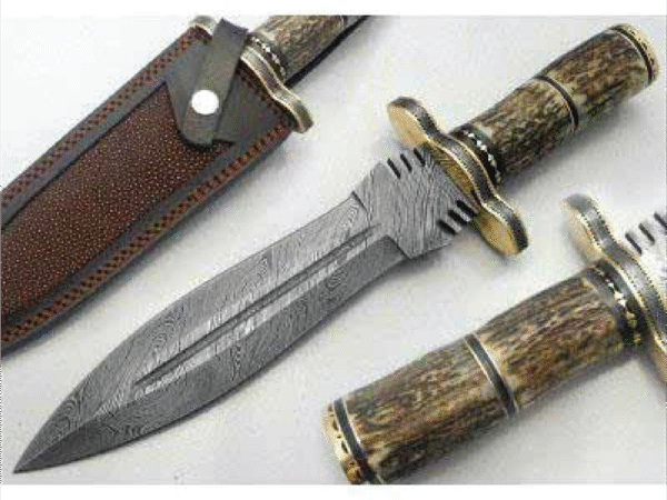 Damascus Hunting Knives