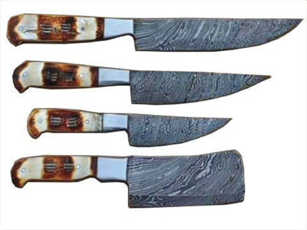 Damascus Kitchen Knives