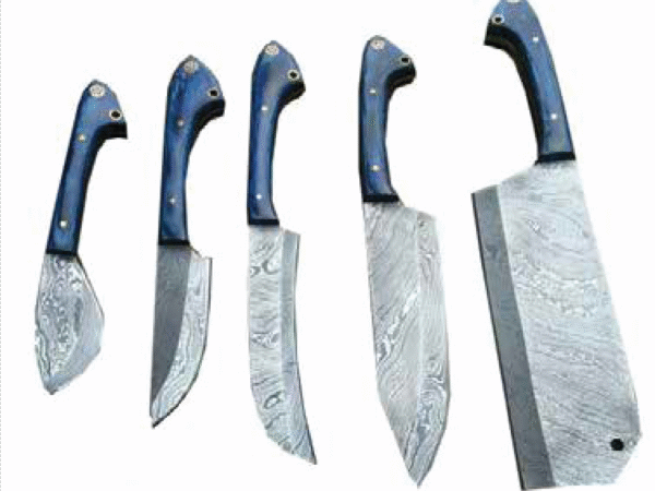 Damascus Kitchen Knives