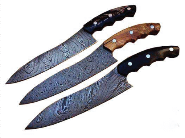 Damascus Kitchen Knives