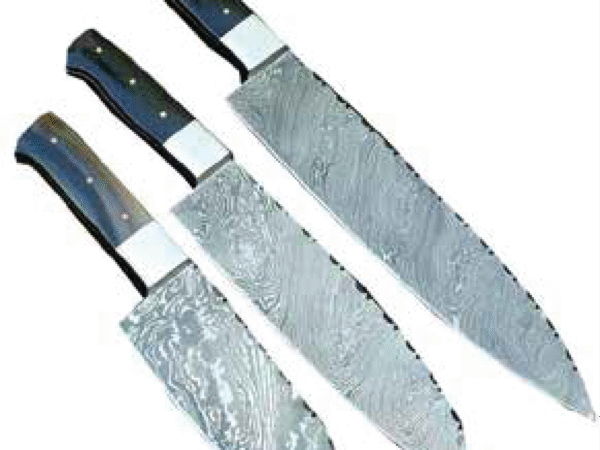 Damascus Kitchen Knives