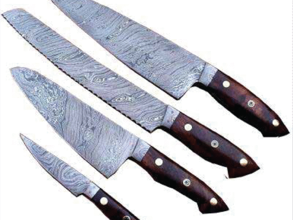 Damascus Kitchen Knives