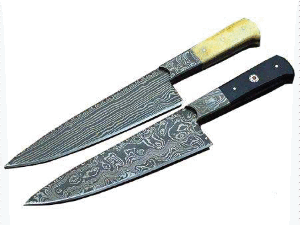 Damascus Kitchen Knives