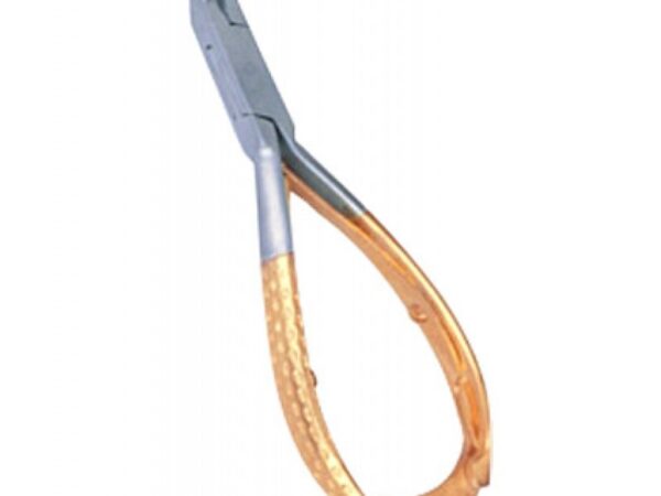Cuticle Nipper, Designed Handle Half Gold (2221)